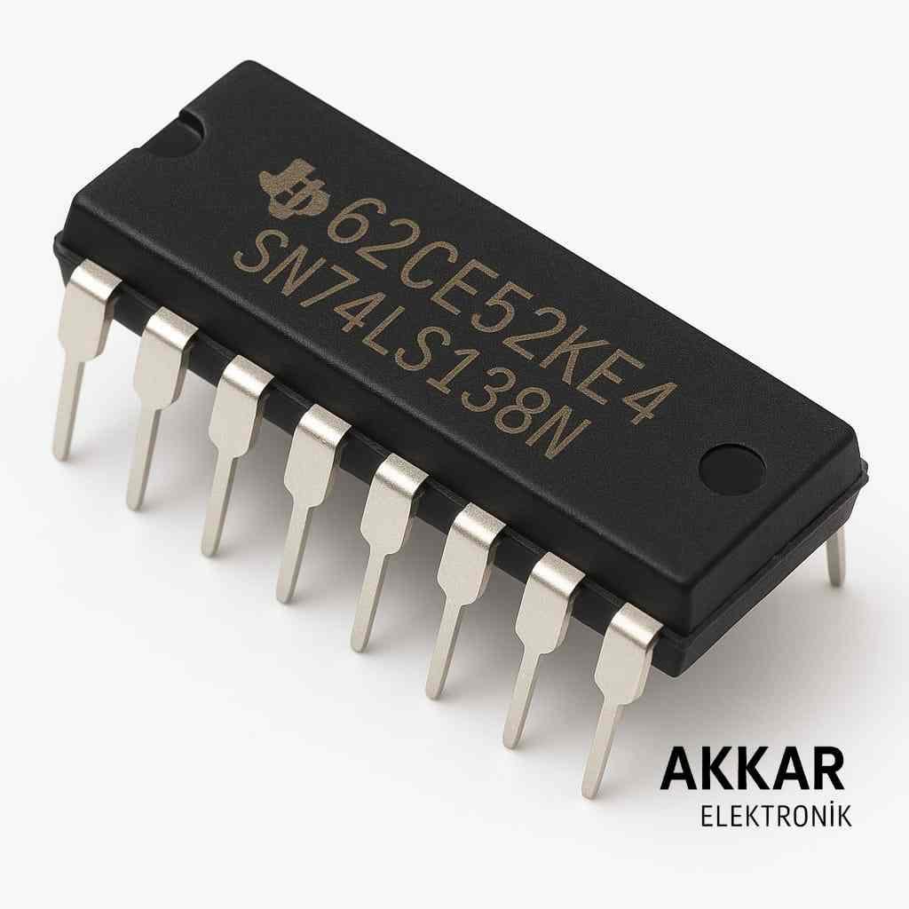 74LS138 DIP-16 Multiplexer Entegre