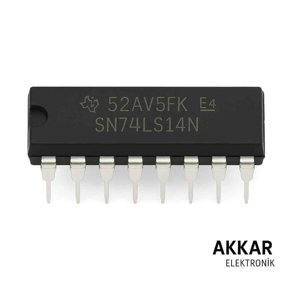 74LS14 DIP-14 Invertör ve Kapı Entegresi