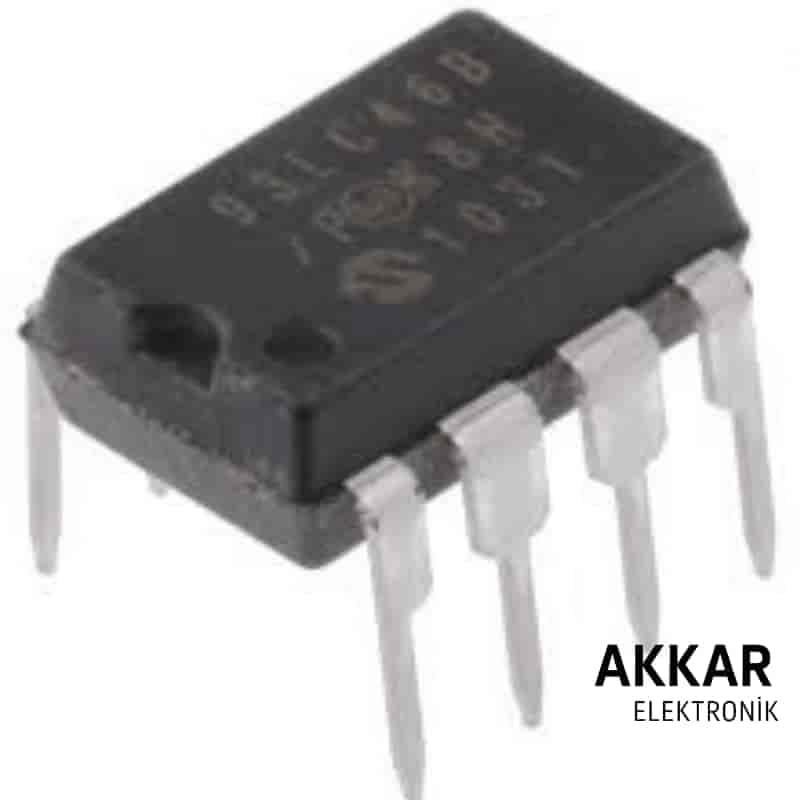 93LC46B PDIP-8 Entegre