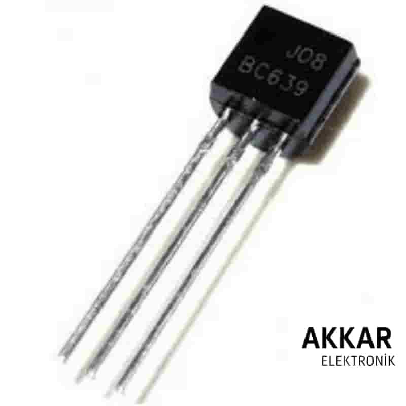 BC639 Transistör Bjt Npn TO-92 1000mA 80V