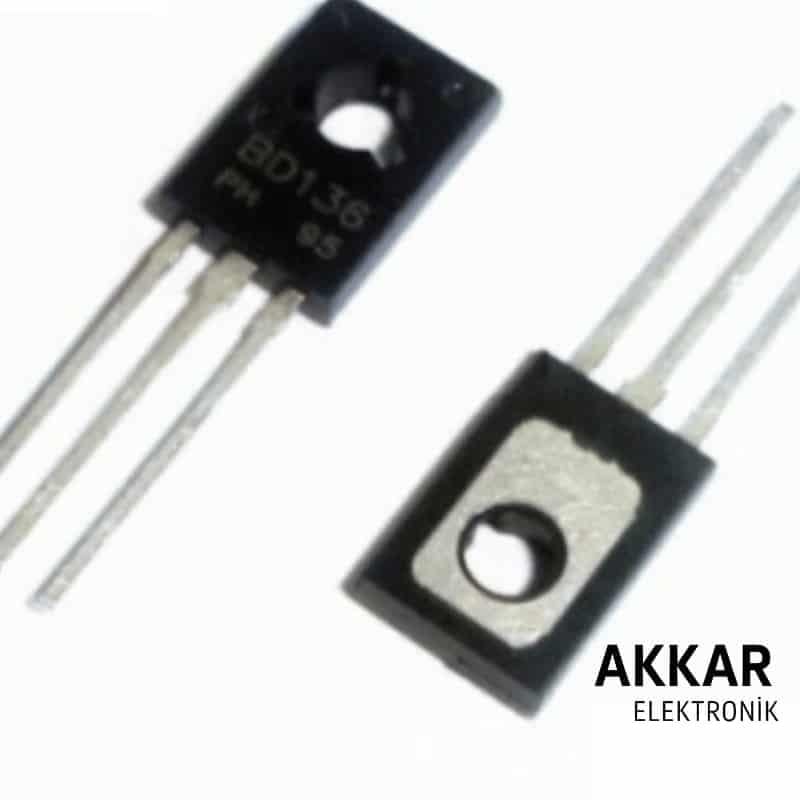 BD136 TRANSISTOR 1.5A 45V PNP TO126