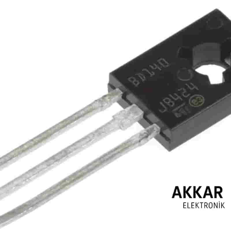 BD140 Transistör BJT TO126 PNP 80V 1.5A