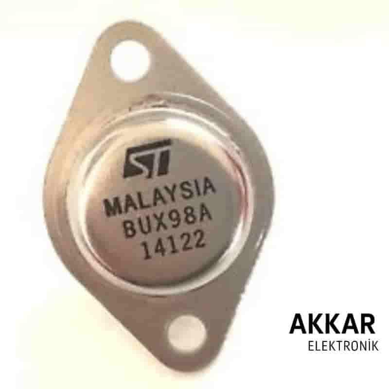 BUX98A Transistör NPN TO-3 30A 450V