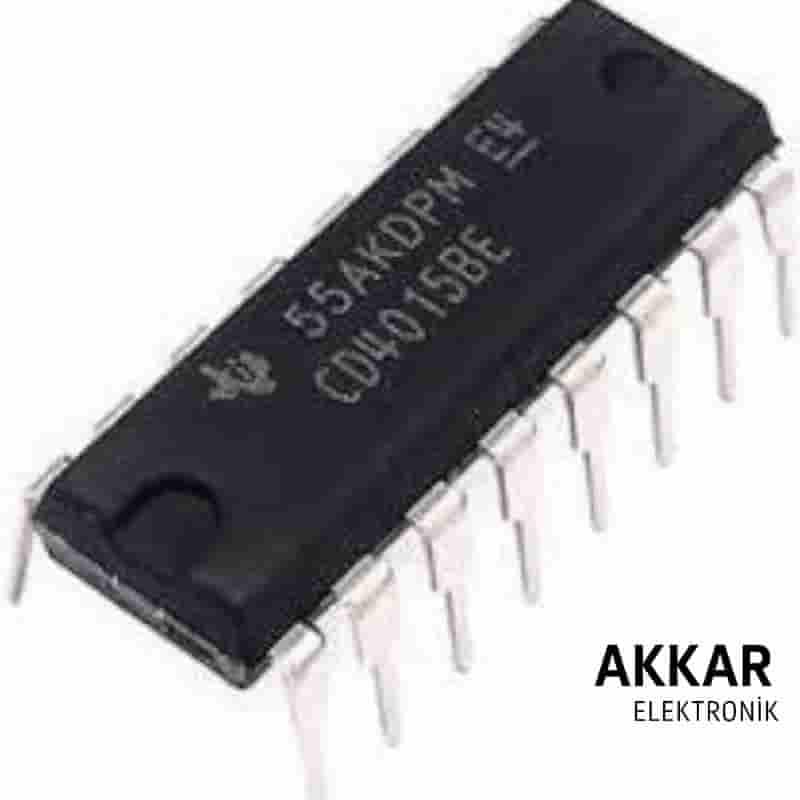 CD4015 DIP-16 Shift Register Entegresi
