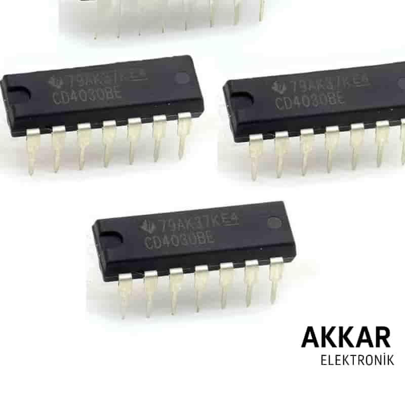 CD4030 DIP-14 Invertör ve Kapı Entegresi