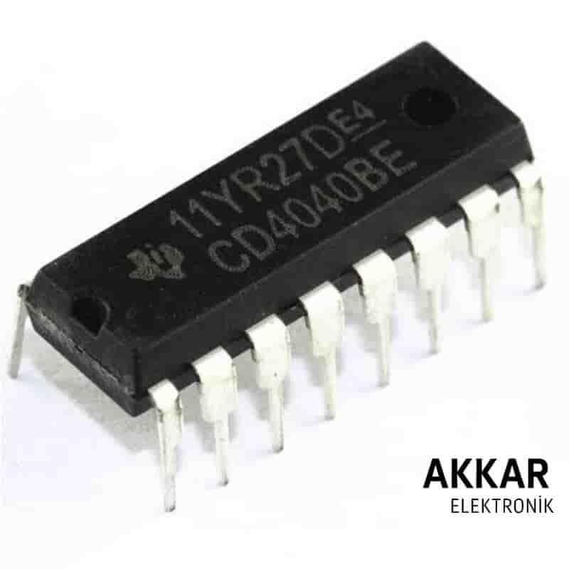 CD4040 Bölücü ve Sayıcı Entegresi