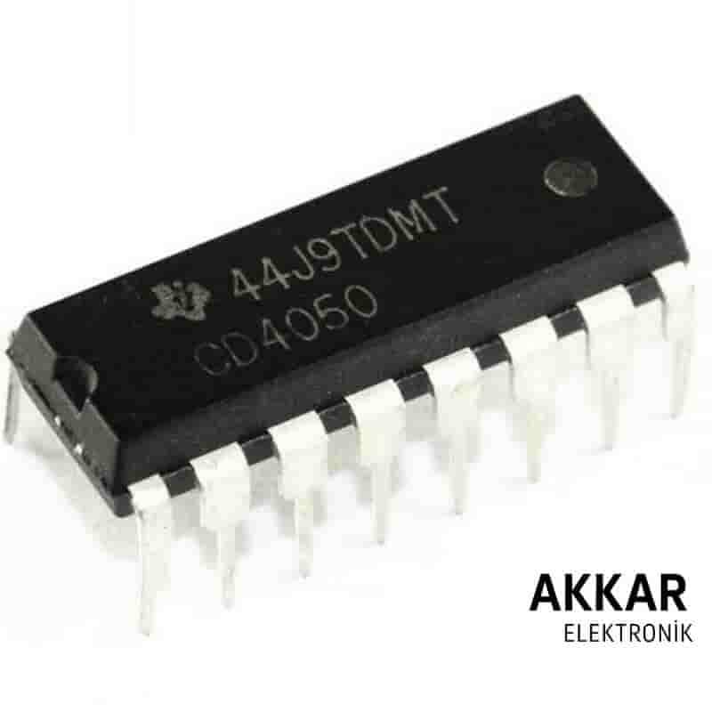 CD4050 DIP-16 Buffer Entegresi