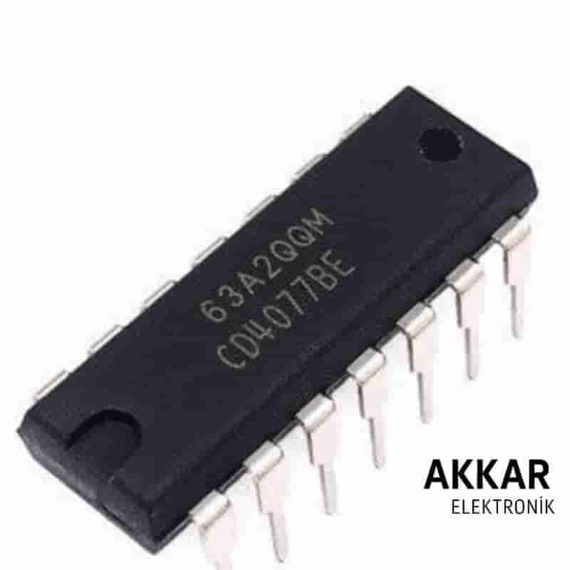 CD4077 DIP-14 Invertör ve Kapı Entegresi