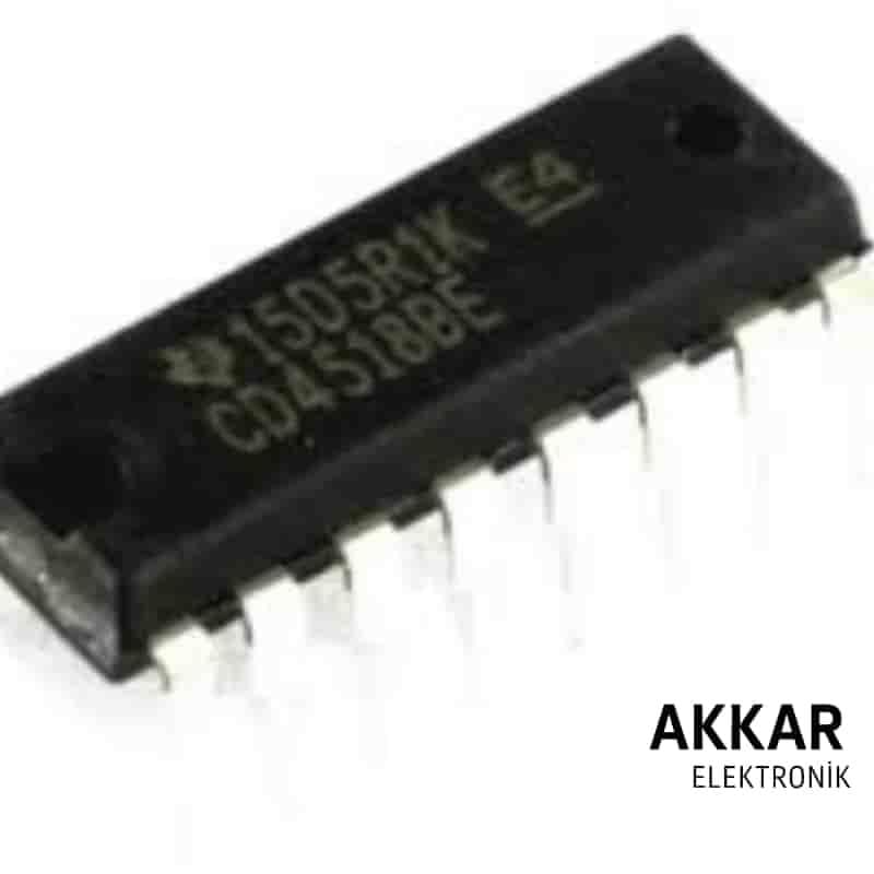 CD4518 Dip16 Bacak Entegre