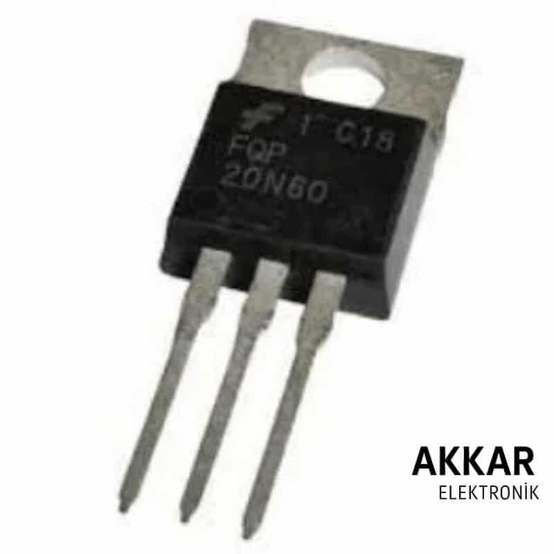 FQP20N60 TO220 20A 600V 50W N KANAL Mosfet
