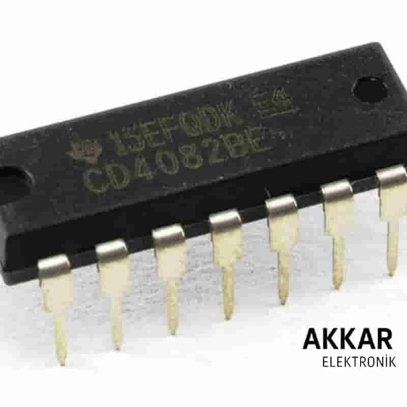 HEF4082 DIP-14 Invertör ve Kapı Entegresi