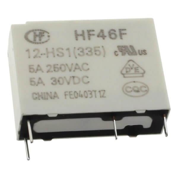 HF46F/12-HS1(335)  12V  DC 5A Röle 