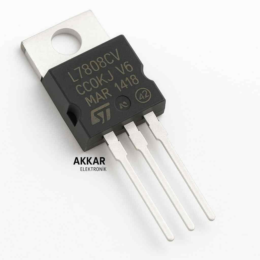 L7808CV ST TO-220 Voltaj Regülatörü