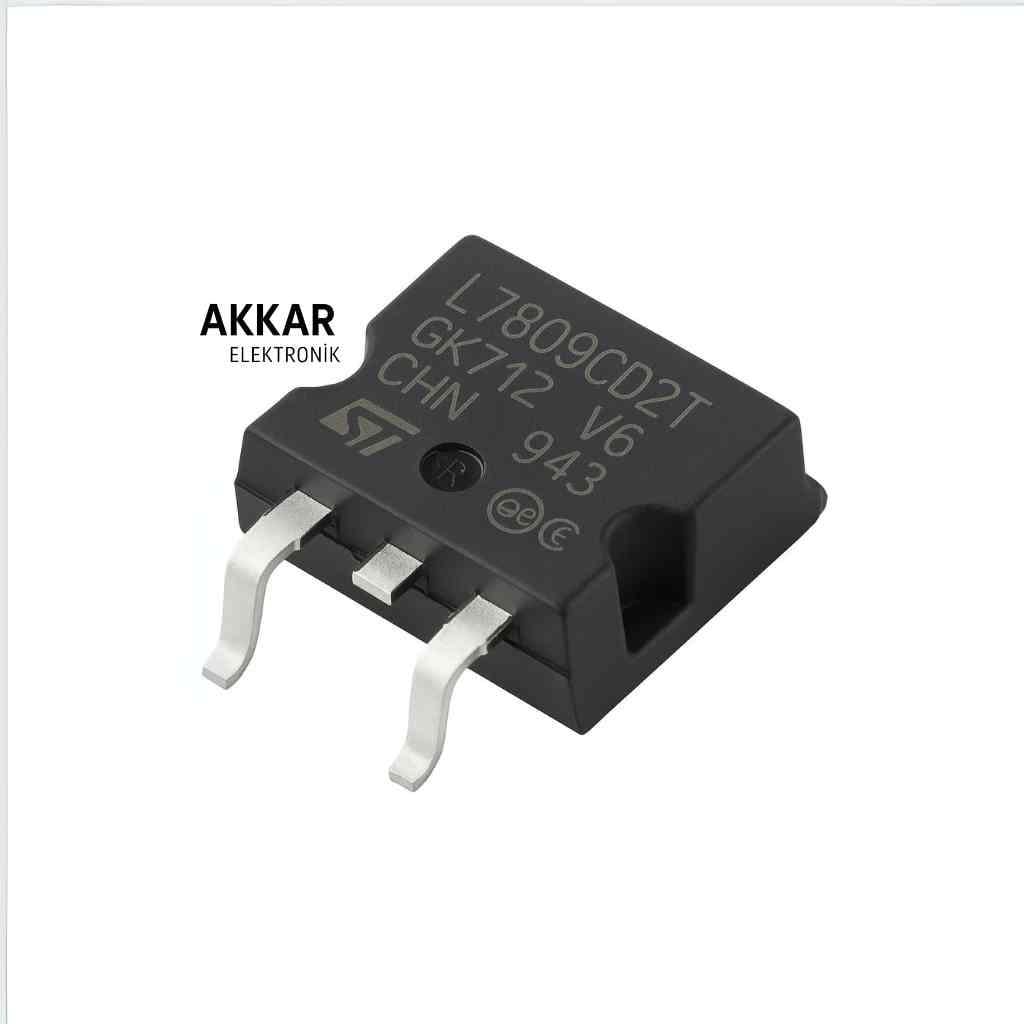 L7809CD2T-TR 1.5A 9V D2PAK TO263 Voltaj Regülatörü
