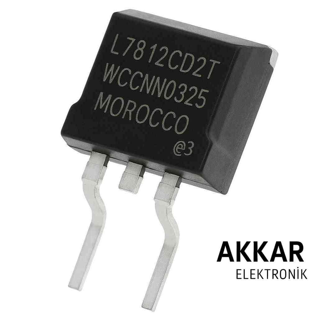 L7812CD2T TO 263(D2 PACK) VOLTAJ REGÜLATÖRÜ