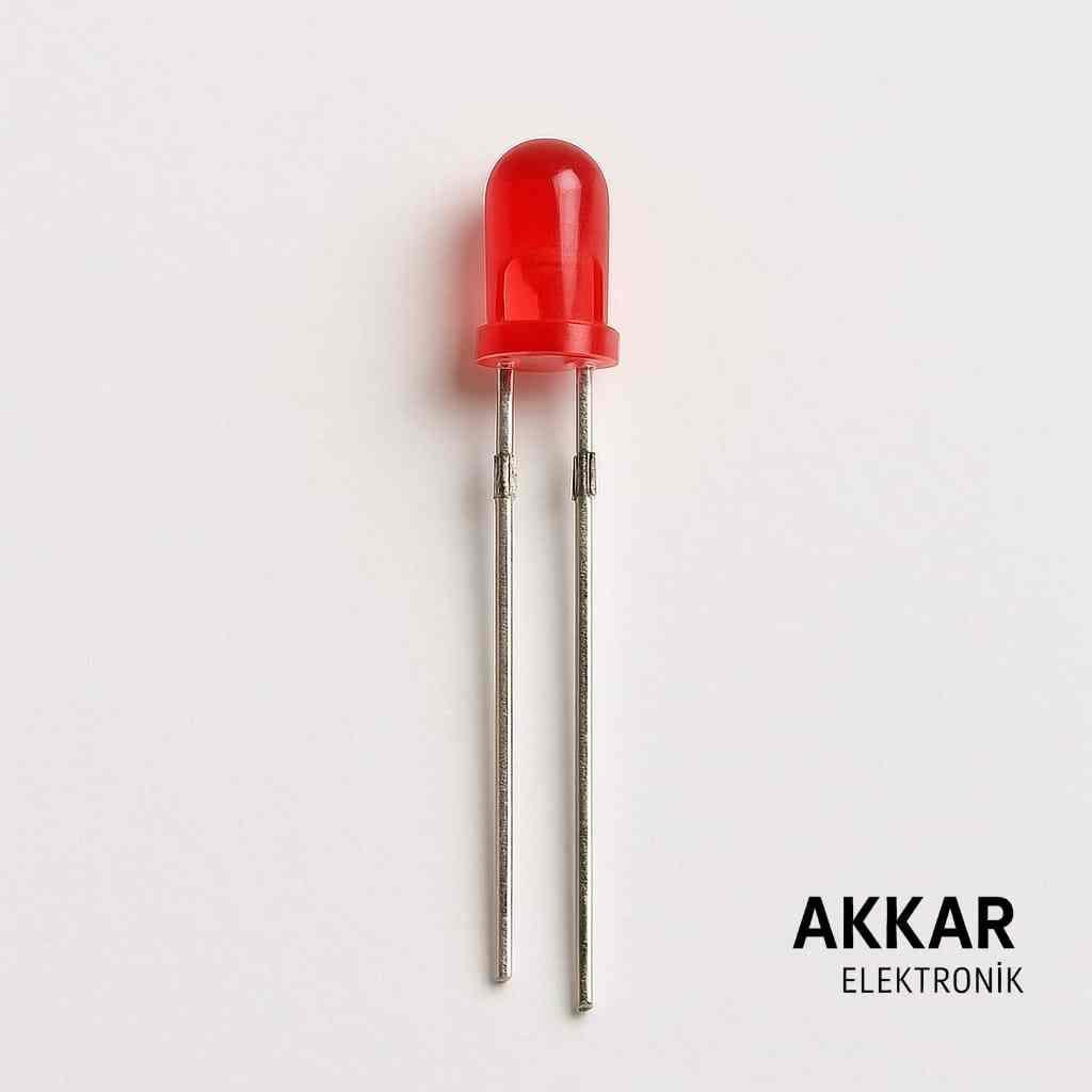 Led 3MM Kırmızı Renk