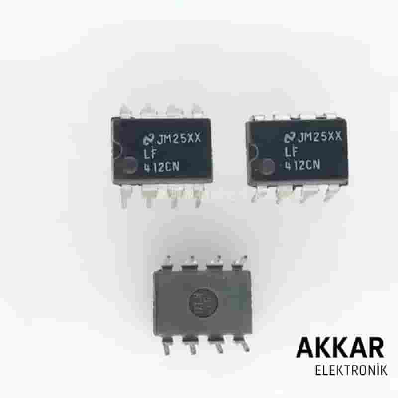LF412CN DIP-8 OpAmp Entegresi