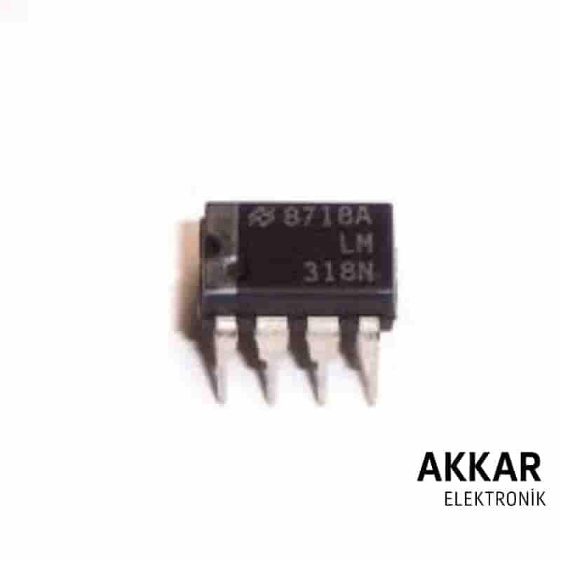 LM318N 5mA OpAmp Entegresi DIP-8