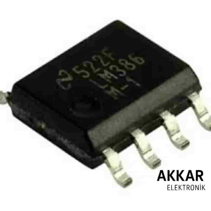 LM386 SOIC-8 SMD Ses Amplifikatörleri Entegresi