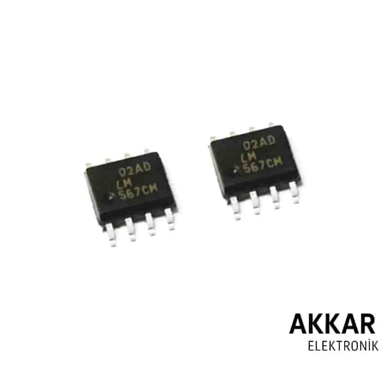 LM567CN SOP-8 Smd Codec Entegresi