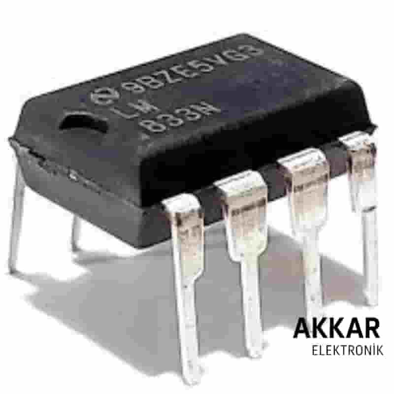 LM833N Amplifikatör Ses Entegresi Dip8