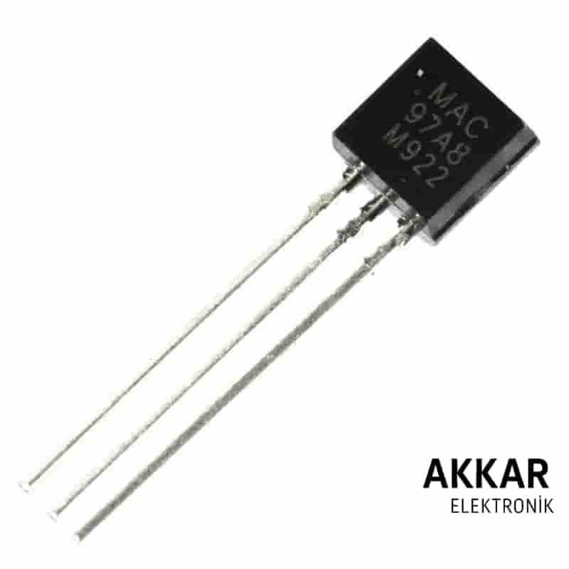 MAC97A8 TO-92 0.6A 600V Triyak