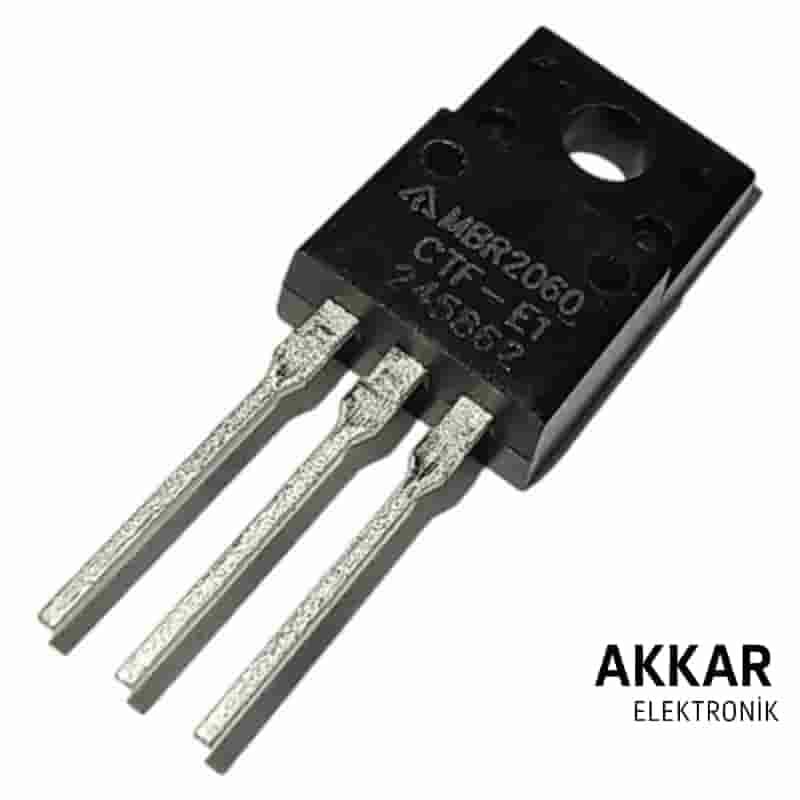 MBR2060F 10Ax2 60V Schottky Diyot