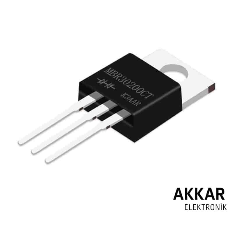 MBR30200CT 30A 200V TO220AB Schottky Diyot