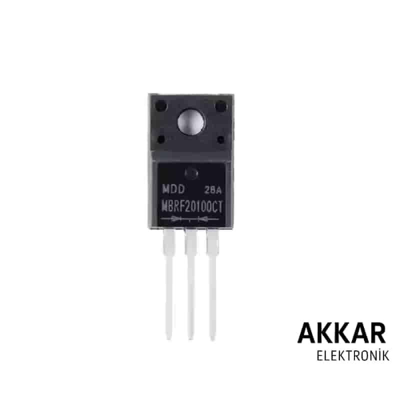MBRF20100 20A 100V TO-220F Schottky Diyot