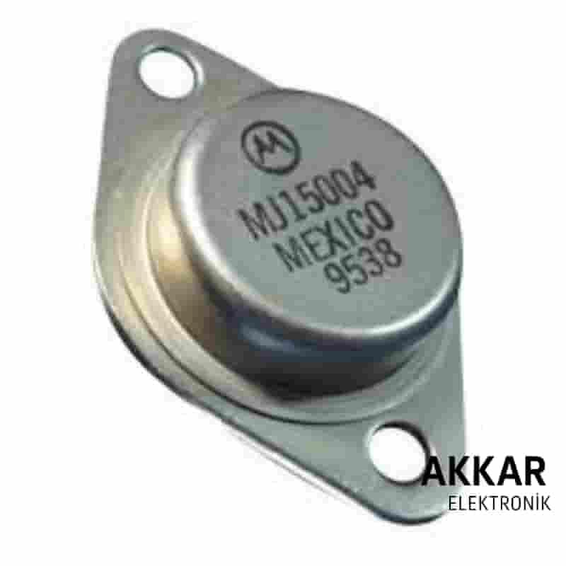 MJ15004 Transistör TO3 PNP 20A 140V