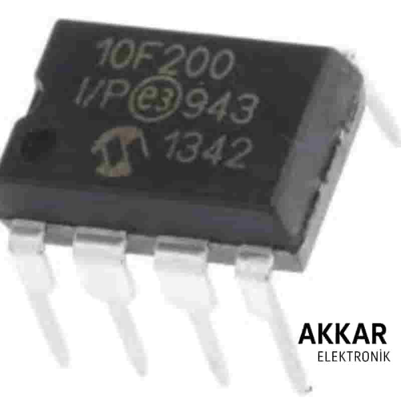 PIC10F200-I/P DIP-8 Entegre 10F200
