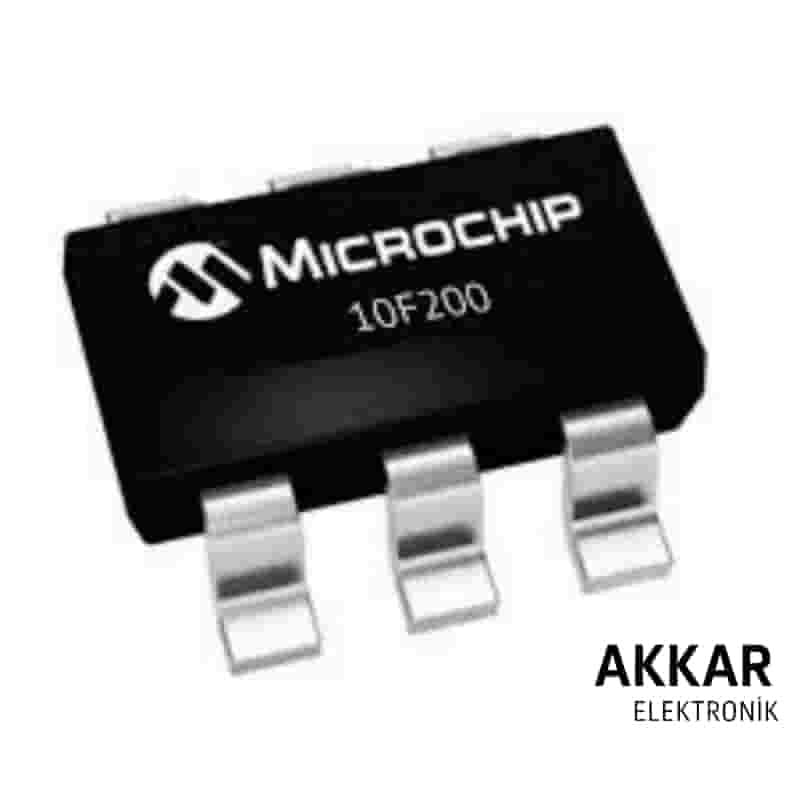 PIC10F200T I/OT SMD SOT-23 8-Bit 4Mhz Entegre 10F200T