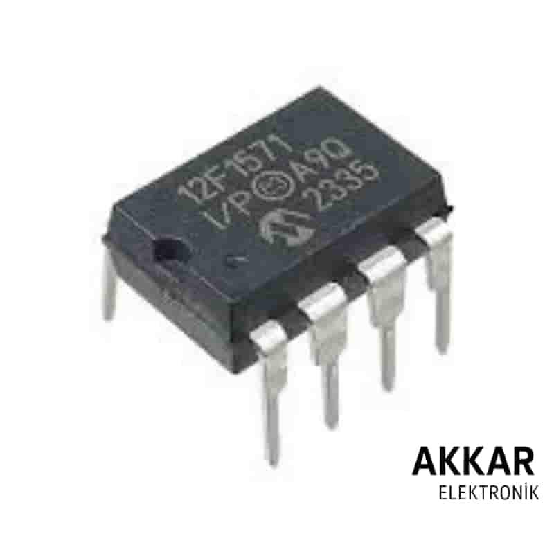 PIC12F1571-I/P 32Mhz 8-Bit Mikrodenetleyici Dip8 Entegre 12F1571