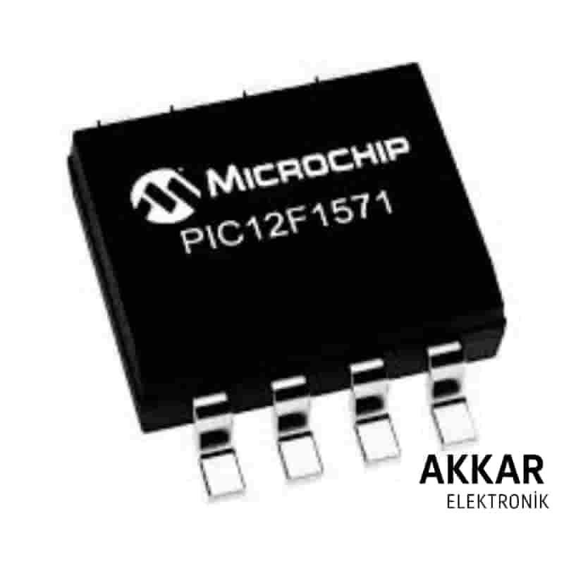 PIC12F1571 I/SN SMD SOIC-8 8-Bit 32MHz Entegre 12F1571