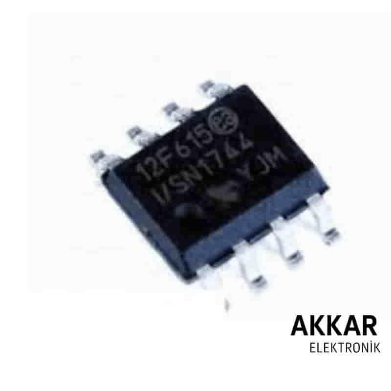 PIC12F615 I/SN SMD 8-Bit 20Mhz Mikrodenetleyici Entegre 12F615