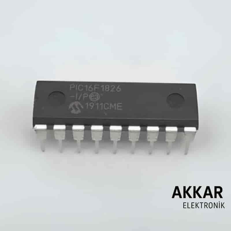 PIC16F1826-I/P PDIP-18 8-Bit 32MHz Mikrodenetleyici Entegre 16F1826