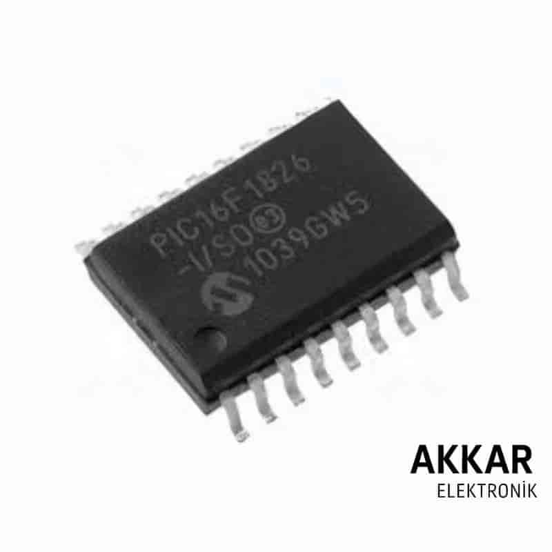 PIC16F1826 I/SO SMD SOIC-18 8-Bit 32 MHz Entegre