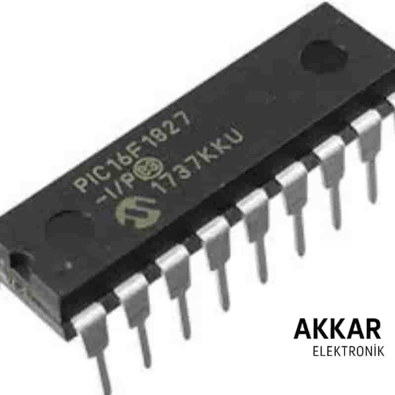 PIC16F1827-I/P PDIP-18 8-Bit 32MHz Mikrodenetleyici Entegre
