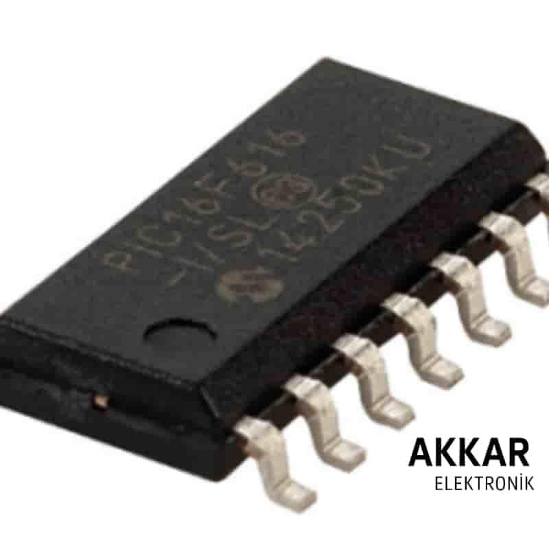 PIC16F616 I/SL SMD SOIC-14 8-Bit 20 MHz Entegre