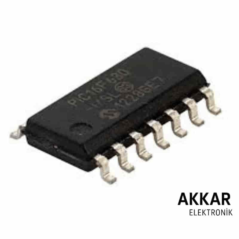PIC16F630 I/SL SMD SOIC-14 8-Bit 20 MHz Entegre 16F630