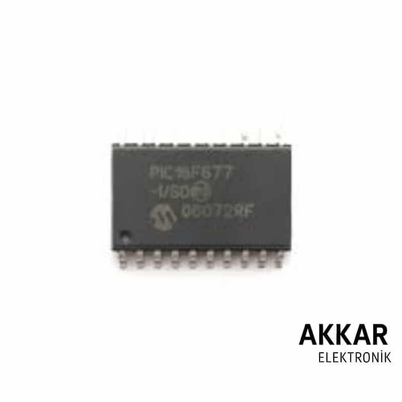PIC16F677 I/SO SMD SOIC-20 8-Bit 20 MHz Entegre 16F677