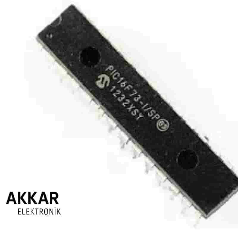 PIC16F73 I/SP DIP28 8-Bit 20 MHz Mikrodenetleyici Entegre