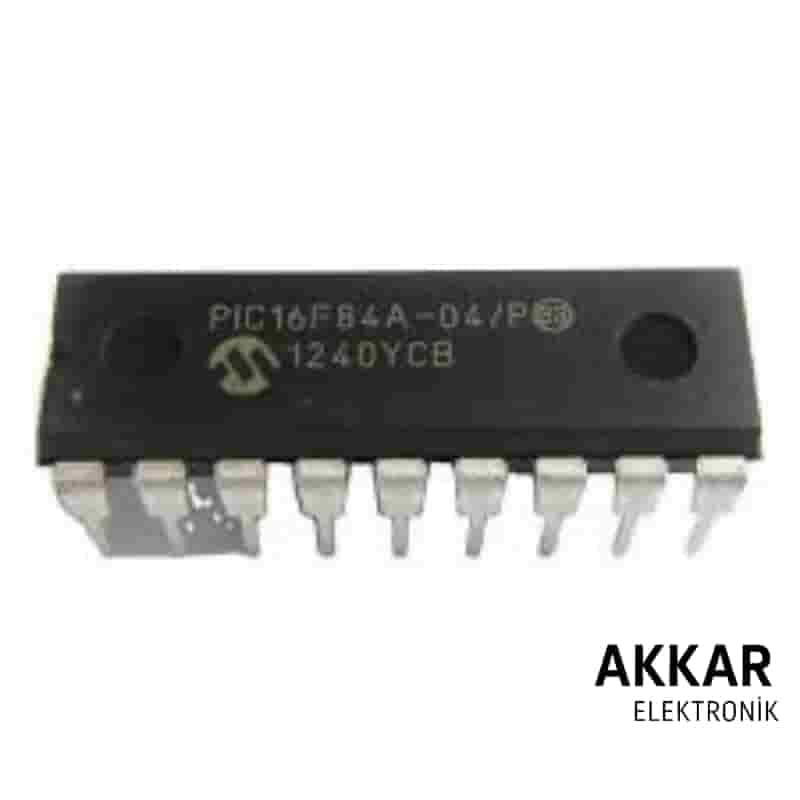 PIC16F84A-04/P DIP18 8-Bit 20MHz Mikrodenetleyici Entegre
