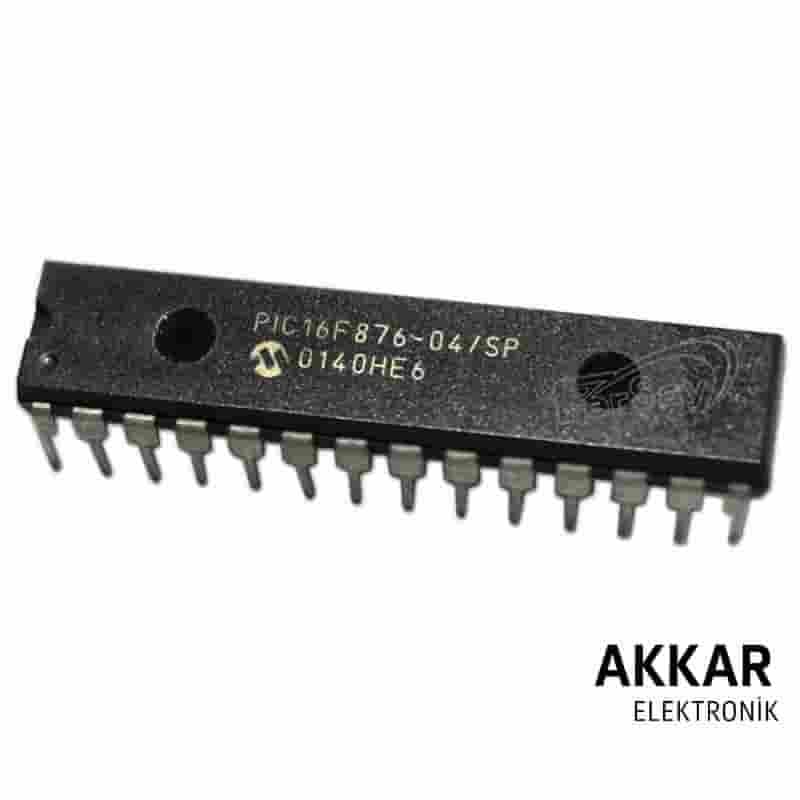 PIC16F876-04 I/SP SPDIP-28 8-Bit 4 MHz Mikrodenetleyici Entegre