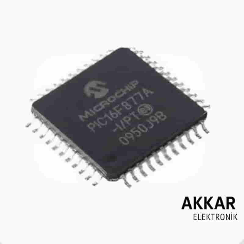PIC16F877A I/PT SMD TQFP-44 8-Bit 20 MHz Entegre 16F877A
