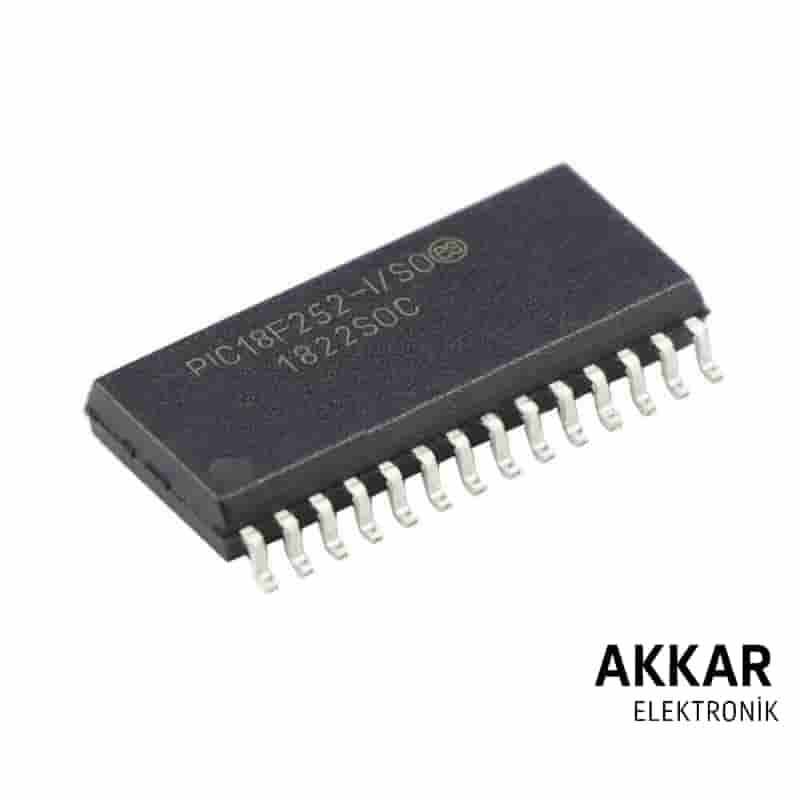 PIC18F252 I/SO SMD SOIC-28 8-Bit 40MHz Entegre