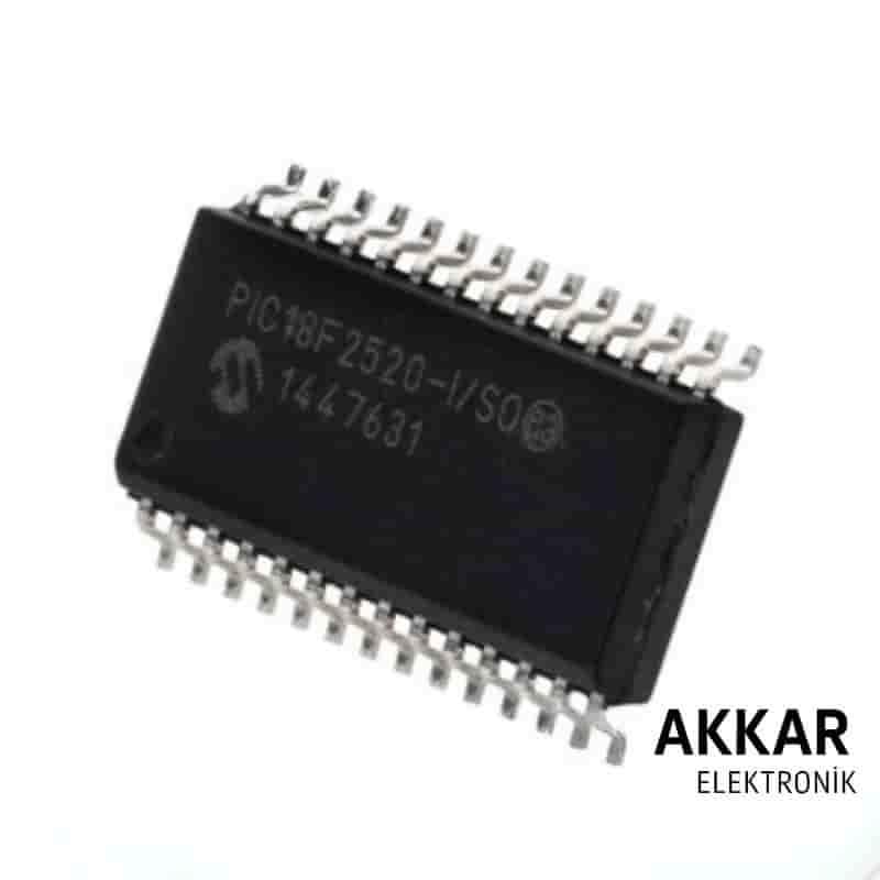 PIC18F2520 I/SO SMD SOIC-28 8-Bit 40MHz Entegre