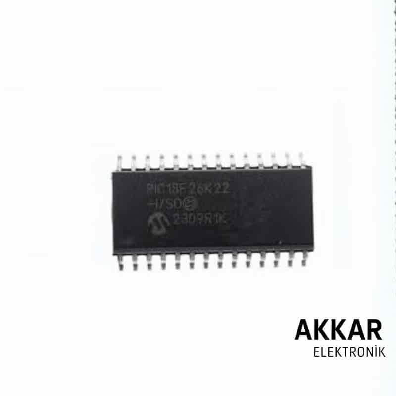 PIC18F26K22-I/SO SMD 8-Bit 64MHz Mikrodenetleyici Entegre 18F26K22
