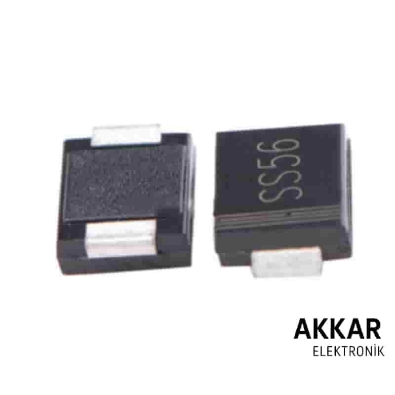 SS56 5A 60V SMB Schottky Diyot