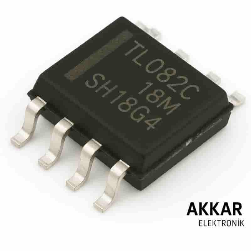 TL082CD SOIC-8 SMD OpAmp Entegresi